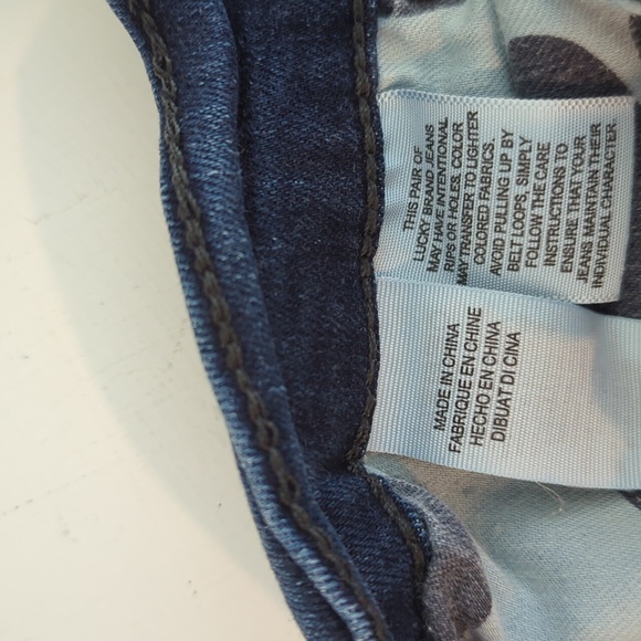 Jeans By Lucky Brand Brooke Legging Jean Waist 16 Rise 11 Inseam 27 L38 - Picture 12 of 13